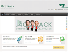 Tablet Screenshot of acctrack.com